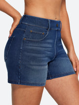 IUGA FlexDenim® Hight Waist Denim Shorts With Pockets | Affordable Yoga Leggings & Activewear by IUGA