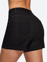 IUGA FlexDenim® Hight Waist Denim Shorts With Pockets | Affordable Yoga Leggings & Activewear by IUGA