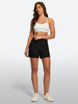 IUGA FlexDenim® Hight Waist Denim Shorts With Pockets | Affordable Yoga Leggings & Activewear by IUGA