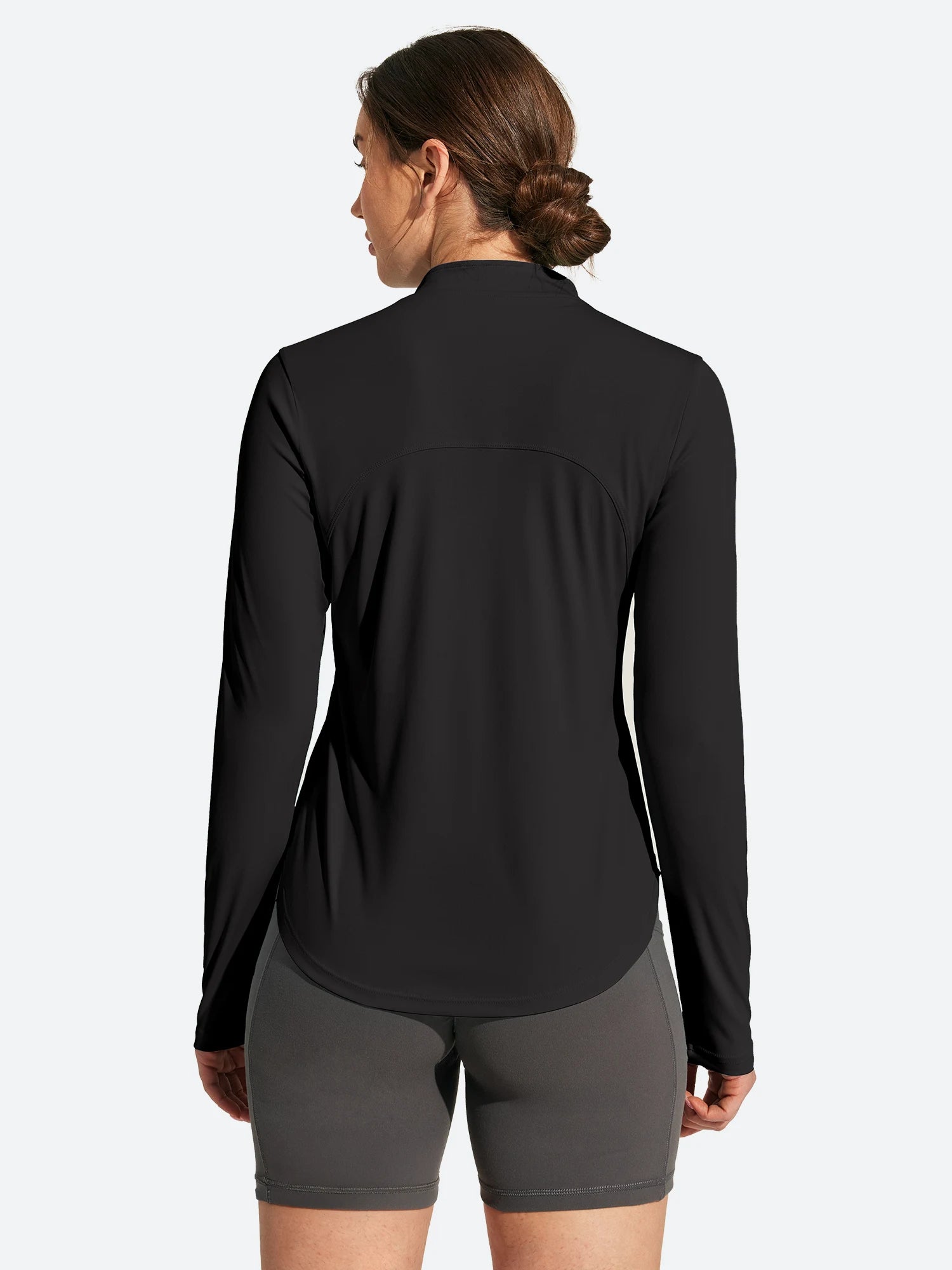 IUGA 1/4 Zip UPF 50+ Quick Dry Long Sleeve Rash Guard | Affordable Yoga Leggings & Activewear by IUGA