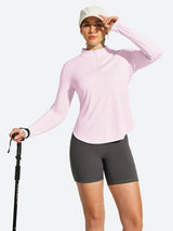 IUGA 1/4 Zip UPF 50+ Quick Dry Long Sleeve Rash Guard | Affordable Yoga Leggings & Activewear by IUGA
