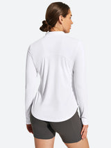IUGA 1/4 Zip UPF 50+ Quick Dry Long Sleeve Rash Guard | Affordable Yoga Leggings & Activewear by IUGA