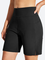 IUGA 7" UPF 50+ High Waisted Quick Dry Swim Board Shorts With Liner Pockets | Affordable Yoga Leggings & Activewear by IUGA