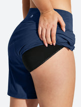IUGA 7" UPF 50+ High Waisted Quick Dry Swim Board Shorts With Liner Pockets | Affordable Yoga Leggings & Activewear by IUGA