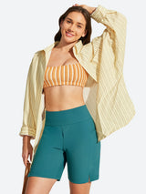 IUGA 7" UPF 50+ High Waisted Quick Dry Swim Board Shorts With Liner Pockets | Affordable Yoga Leggings & Activewear by IUGA