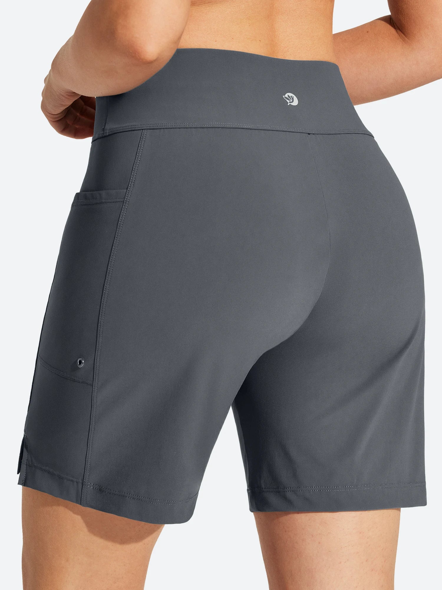 IUGA 7" UPF 50+ High Waisted Quick Dry Swim Board Shorts With Liner Pockets | Affordable Yoga Leggings & Activewear by IUGA