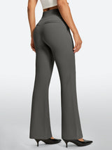 IUGA Women’s High-Waisted Tummy Control & Pull-On Bootcut Yoga Pants With Pockets