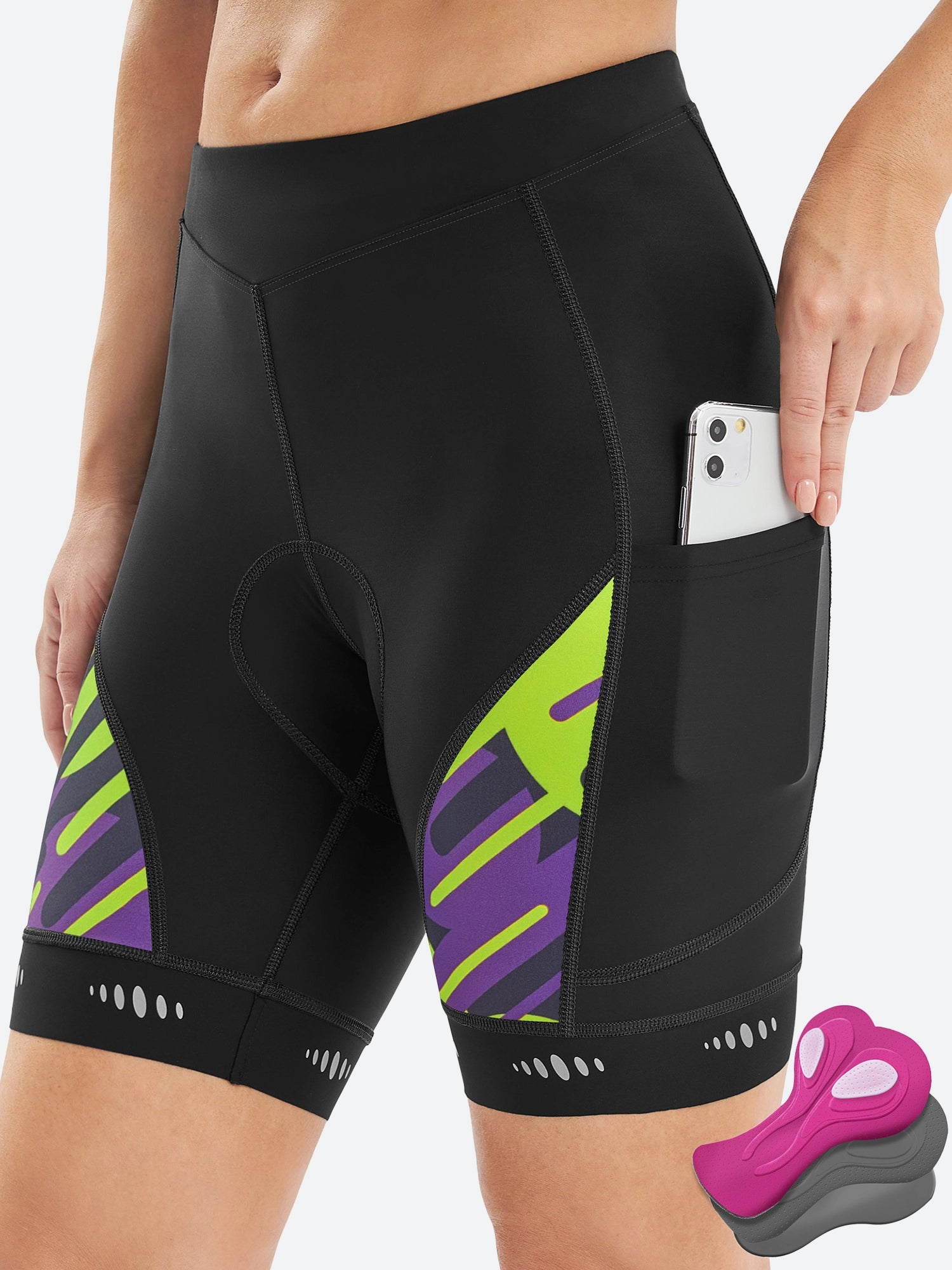 IUGA 4D Breathable Padded Bike Shorts With Pockets - IUGA