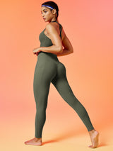 IUGA FlexTight No Front Seam Scrunch Butt Leggings With Pockets | Affordable Yoga Leggings & Activewear by IUGA