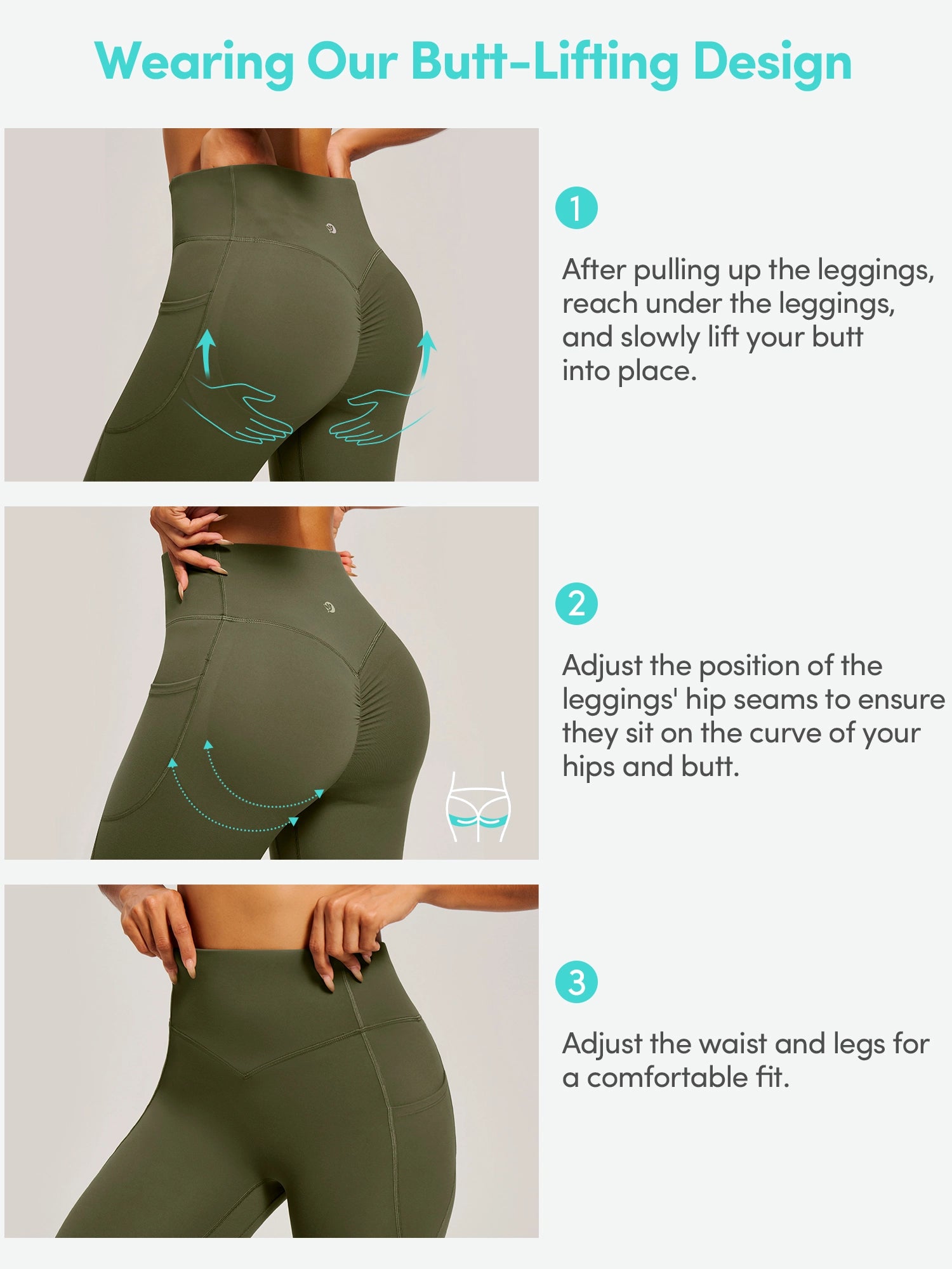 IUGA PowerTight Butt Lifting No Front Seam Shorts - IUGA