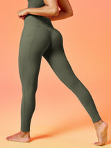 IUGA FlexTight No Front Seam Scrunch Butt Leggings With Pockets | Affordable Yoga Leggings & Activewear by IUGA