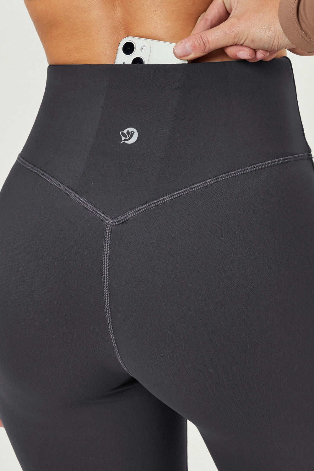 IUGA Sandwich No Front Seam Flare Yoga Pants