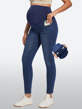 IUGA Over Belly Comfy Stretch Maternity Jeans | Affordable Yoga Leggings & Activewear by IUGA